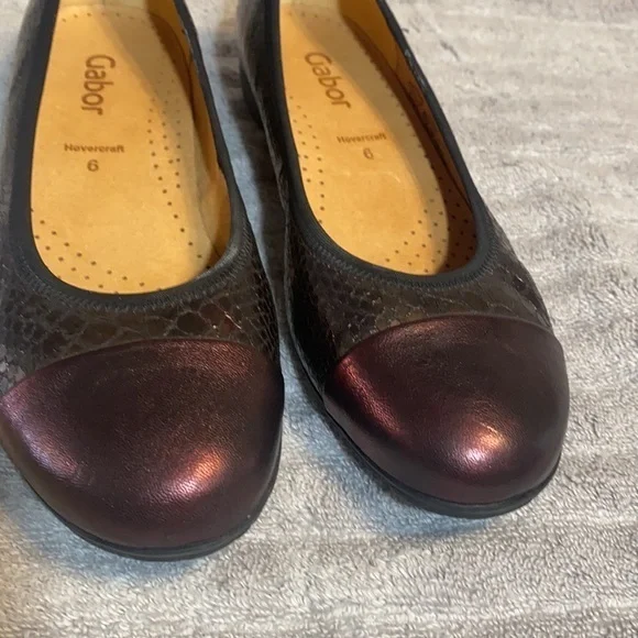 Gabor hovercraft flats women’s 9 burgundy in‎ color new condition - Picture 5 of 9